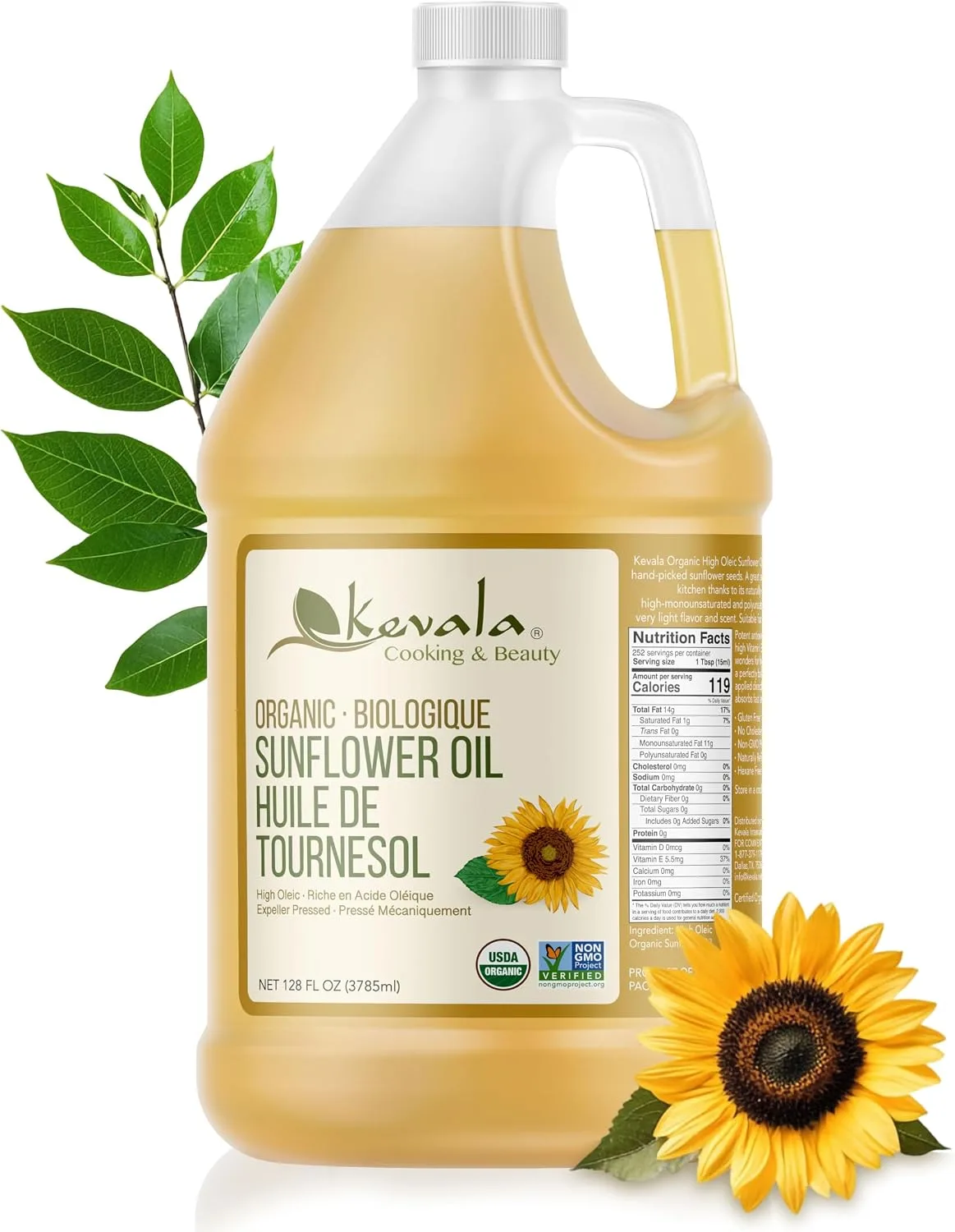 Kevala Organic Sunflower Oil